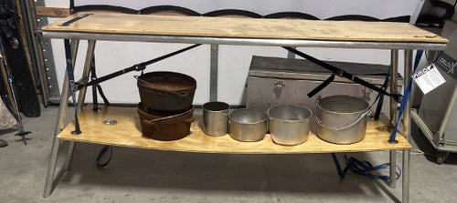 Camp Table Shelf – Salmon River Drifter Shelf for Stoney Camp Tables