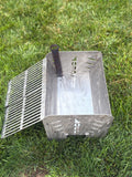 Collapsible Fire Pan & Camp Grill – Portable Steel Campfire Grill