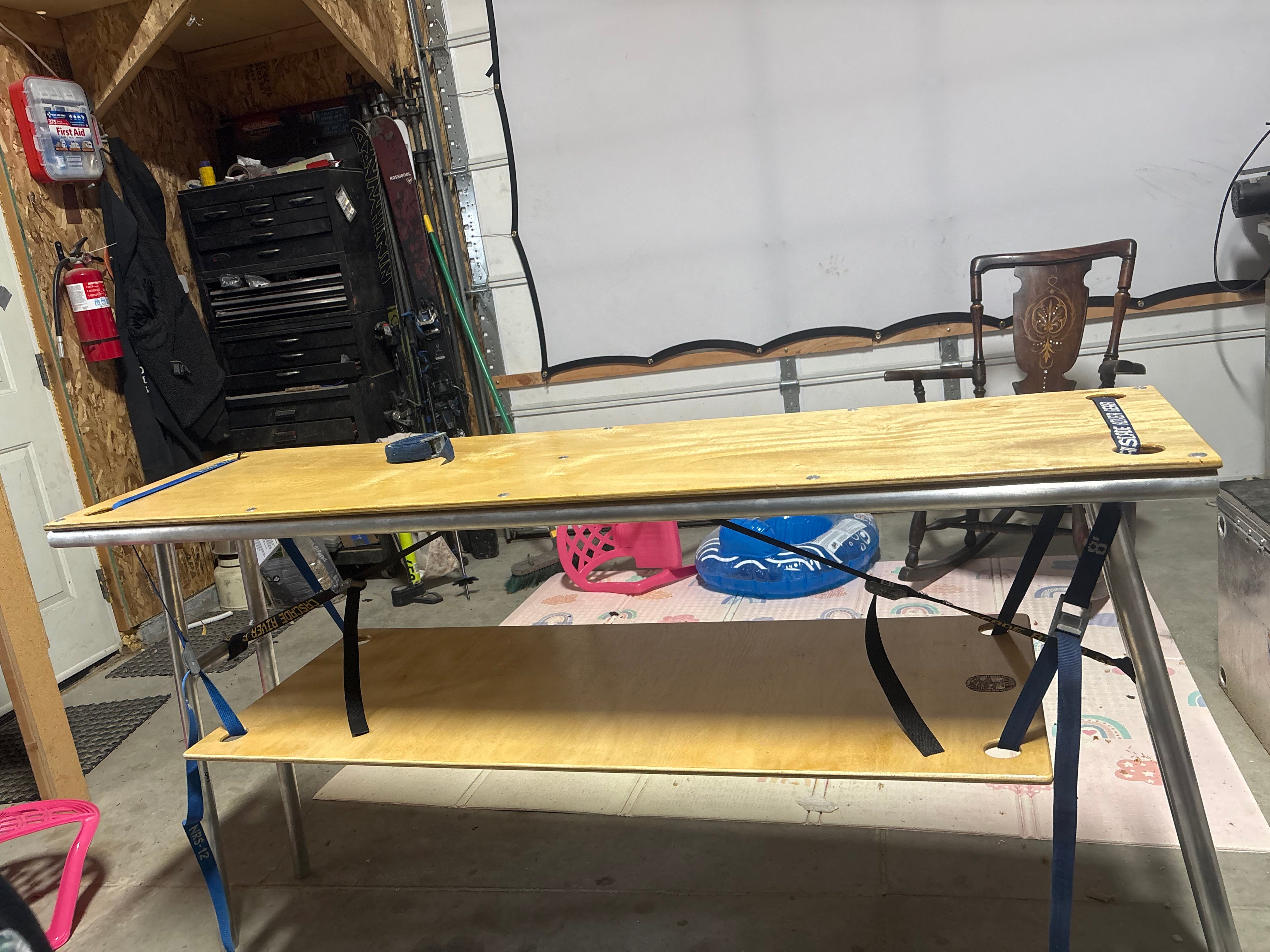 Camp Table Shelf – Salmon River Drifter Shelf for Stoney Camp Tables